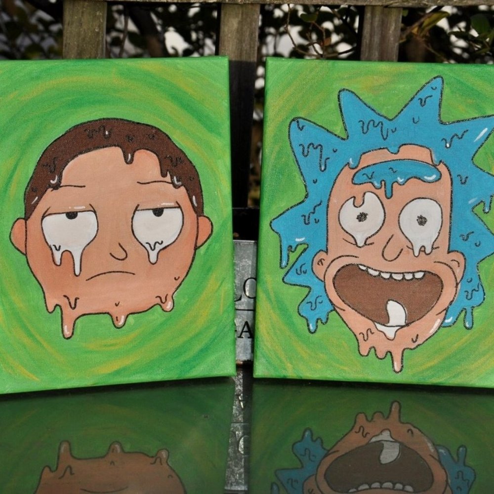 Rick & Morty Canvas Set